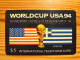 Prepaid Phonecard USA, Global Telecom Network - Football World Cup, Greece - Andere & Zonder Classificatie