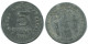 5 PFENNIG 1917 ASCHAFENNBURG NOTGELD ALEMANIA Moneda GERMANY #AD603.9.E.A - 5 Pfennig