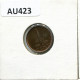 1 CENT 1972 NIEDERLANDE NETHERLANDS Münze #AU423.D.A - 1948-1980: Juliana