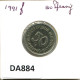 50 PFENNIG 1991 F BRD ALEMANIA Moneda GERMANY #DA884.E.A - 50 Pfennig