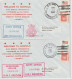 16032   WELCOME TO NORFOLK - 6 Enveloppes - BRITISH (3) ;  URUGUAY; GERMAN; US - Seepost