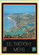 80. LE-TREPORT-MERS-LES-BAINS – Vue Aérienne Du Port Et De La Plage (voir Scan Recto/verso) - Mers Les Bains