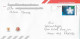 Portugal , 10/2003 , Stationery Envelope , Entier , Snowflake , Flocon De Neige , Euro 2004 , Used - Entiers Postaux