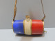 Delcampe - -RARE TONNELET PATRIOTIQUE XIXe METAL BLEU BLANC ROUGE CANTINIERE MILITAIRE    E - Sonstige & Ohne Zuordnung