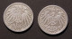 2x 10 Pfennig 1899 A/E Deutsches Reich - 10 Pfennig