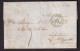 205/41 - Lettre Non Affranchie BRUXELLES 1850 à PHILIPPEVILLE - Entete Chemins De Fer De L' Etat - Réception Matériel - Otros & Sin Clasificación