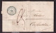206/41 - Lettre Non Affranchie BRUXELLES 1852 Vers CERFONTAINE Via PHILIPPEVILLE -  Cachet Régie Des Chemins De Fer - Altri & Non Classificati