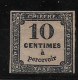 FRANCE 1859 Timbre Taxe Unused NO GUM - 1859-1959 Neufs