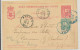 BELGIAN CONGO  PS SBEP 10b POSTE DE BOTONGO 29.08.95 TO BELGIUM - Interi Postali