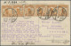 China: 1924/1925, Three Entires To Switzerland Bearing Attractive Frankings Of 1 - Brieven En Documenten