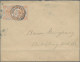 China - Shanghai: 1897, Flags Issue Type II Typographed On Local Covers: 1/2 C. - Sonstige & Ohne Zuordnung