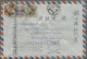 China (PRC): 1950, Tien An Men, Two Small Size Air Mail Covers From "PEKING" Via - Briefe U. Dokumente