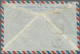 China (PRC): 1950, Tien An Men, Two Small Size Air Mail Covers From "PEKING" Via - Brieven En Documenten