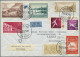 China (PRC): 1957, Swiss Embassy Official Imprint/label Covers By Air Mail (2) T - Lettres & Documents