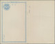 Krorea - Postal Stationary: 1900/01, Reply Card 1 Ch.+1 Ch., Single Card 1 Ch. A - Korea (...-1945)