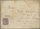 Nepal: 1903 Printed Coat Of Arms Envelope Of General Rudra Shum Shere Jung Rana - Népal