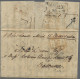 India: 1837/1909 Group Of 21 Covers And Postcards Including 1837 Letter Calcutta - 1852 Provincia De Sind