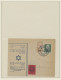 Israel: 1948, Interim-Mail, Sophisticated Used And Mint Collection Of Stamps And - Briefe U. Dokumente