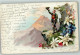 39424407 - Edelweiss Tracht Lithographie - Mountaineering, Alpinism