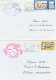 France Lot 10 Enveloppes Porte Avions Foch R99 Trident Zone De La Ligue Eolo MYRRHE Flamme Aircraft Carrier - Seepost