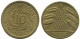 10 RENTENPFENNIG 1924 A GERMANY Coin #AD580.9.U.A - 10 Rentenpfennig & 10 Reichspfennig