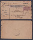 Sri Lanka Ceylon 1912 Used Cover To India, King George V, Ceylon Tea Advertisement - Sri Lanka (Ceylan) (1948-...)