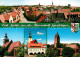 73266835 Gardelegen Panorama Blick In Die Burgstrasse Kirche Rathaus Gardelegen - Gardelegen