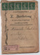 5c Semeuse Camée X5 / Imprimé Recommandé étiquette Rarissime De Bordereau 512 Quater (CHALON-sur-SAONE 1917) - Lettres & Documents