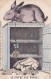Carte Précurseur Illustrateur Lapin Le Coffre Aux Poires Appliquez Votre Index Le Coffre S'emplira édit. Laclau Toulouse - Vor 1900