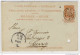 ENTIRE CP - Postkaart,  1900,  Cachet Anvers Pour Leipzig - Postcards 1871-1909