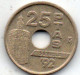 25  Pesetas 1992 - 25 Pesetas