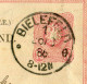 "DEUTSCHES REICH" 1886, "Klaucke"-K1 "BIELEFELD" Auf Postkarte Nach Italien (B1177) - Postkarten