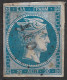 GREECE 1862-67 Large Hermes Head Consecutive Athens Prints 20 L Blue To Greenish Blue Vl. 32 / H 19 B - Oblitérés