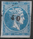 GREECE 1867-69 Large Hermes Head Cleaned Plates Issue 20 L Sky Blue Vl. 39 / H 27 A Position 146 With Cancellation 40 - Gebraucht