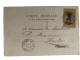 !!! CONGO, CPA DE 1906, DÉPART DE LÉOPOLDVILLE POUR NAMUR (BELGIQUE), CACHET DE DÉPART ET D'ARRIVÉE TB. - Brieven En Documenten