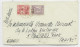 ROMANIA 2 LEI+ 2EI LETTRE COVER 1923 TO FRANCE - Covers & Documents