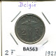 2 FRANCS 1923 DUTCH Text BÉLGICA BELGIUM Moneda #BA563.E.A - 2 Frank