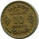 10 FRANCS 1952 MAROC MOROCCO Pièce #AP247.F.A - Morocco