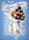 Delcampe - ANGELO Buon Anno Natale Vintage Cartolina CPSM #PAJ179.IT - Angels