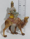 64777 Pastorello Presepe - Statuina In Plastica - Re Magio Su Cammello - Kerstkribben