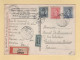 Tchecoslovaquie - Prague - 1945 - Carte Postale Recommandee Par Avion Destination France - Brieven En Documenten