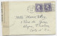 ETATS UNIS USA 3CX2  LETTRE COVER BINGHAMTON FEB 181 919  TO FRANCE DIJON  CENSURE OUVERT - Covers & Documents