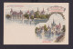 Ungarn Litho Ganzsache 2 Kreuzer Budapest Schloss Burg See - Cartas & Documentos