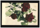 AK Blumen Dunkelrote Rose Zweig Blätter Serie 155, Hamburg 24.7.1907 - Andere & Zonder Classificatie