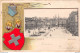 Suisse > ZH - ZURICH -  Bahnhofsplatz - GEPRÄGTE POSTKARTE - CARTE POSTALE EN RELIEF 1901 ( ͡◕ ͜ʖ ͡◕) ♦ - Zürich