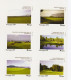 Carnet 18 Timbres Personnalisés Terrains De Golf Portugais 18 Cours Emblématiques 18 Personalized Stamps Bkl Golf Course - Golf