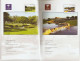 Delcampe - Carnet 18 Timbres Personnalisés Terrains De Golf Portugais 18 Cours Emblématiques 18 Personalized Stamps Bkl Golf Course - Golf