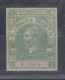 Serbia Principality Duke Mihajlo 1 Para Newspaper Stamp Belgrade Edition Mi#9b 1868 MH * - Serbien