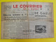 Delcampe - 4 N° Journal Le Courrier De L'Ouest De 1947 Irgoun Palestine Flick Madagascar Bidault De Gaulle Indes Herriot - Otros & Sin Clasificación