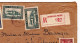 Lettre 1940 Maroc Casablanca Recommandée Gabès Sud Tunisien Tunisie Librairie La Palmeraie Radio Aeroport - Lettres & Documents